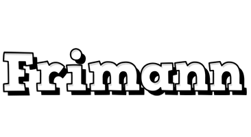 Frimann snowing logo