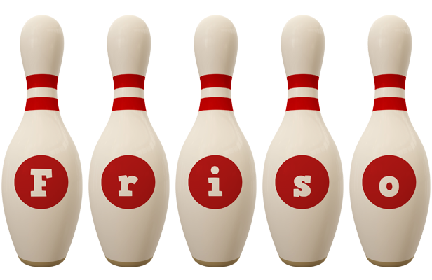 Friso bowling-pin logo