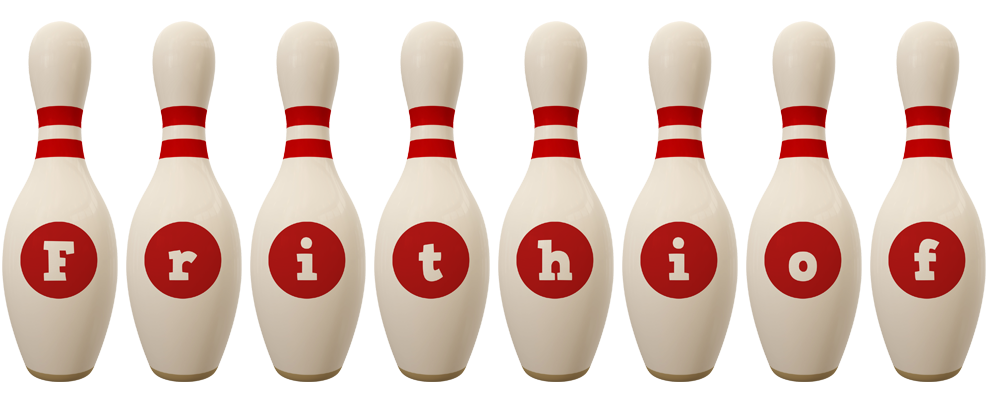 Frithiof bowling-pin logo