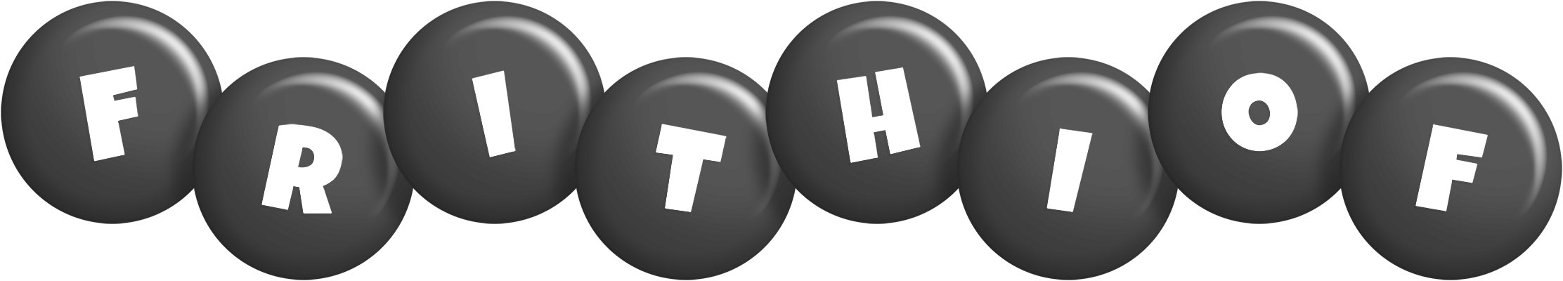 Frithiof candy-black logo