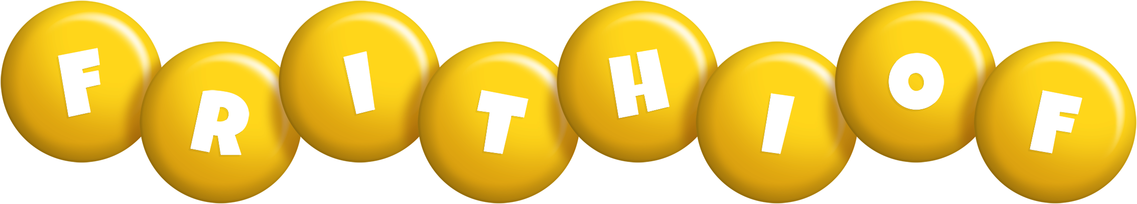 Frithiof candy-yellow logo