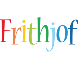 Frithjof birthday logo