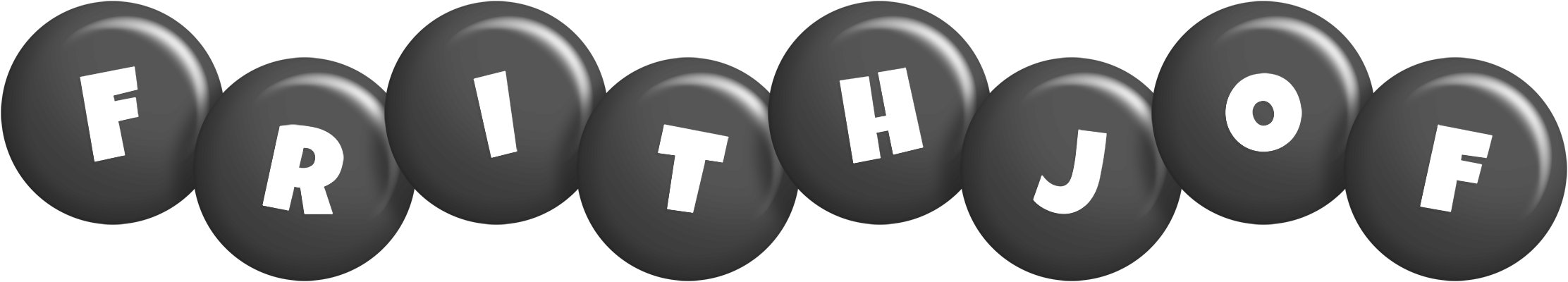 Frithjof candy-black logo