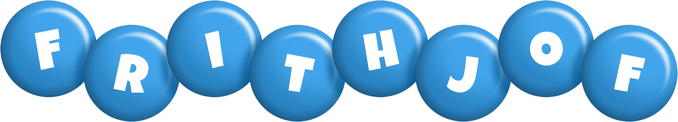 Frithjof candy-blue logo