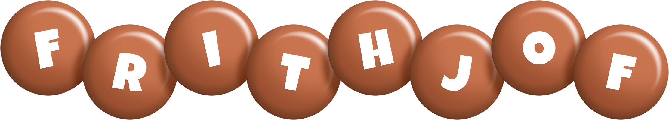 Frithjof candy-brown logo