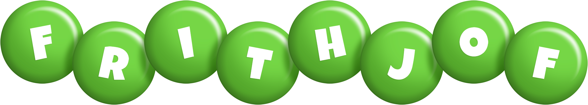 Frithjof candy-green logo