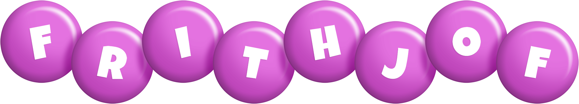 Frithjof candy-purple logo