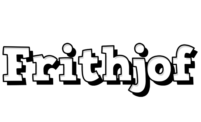 Frithjof snowing logo