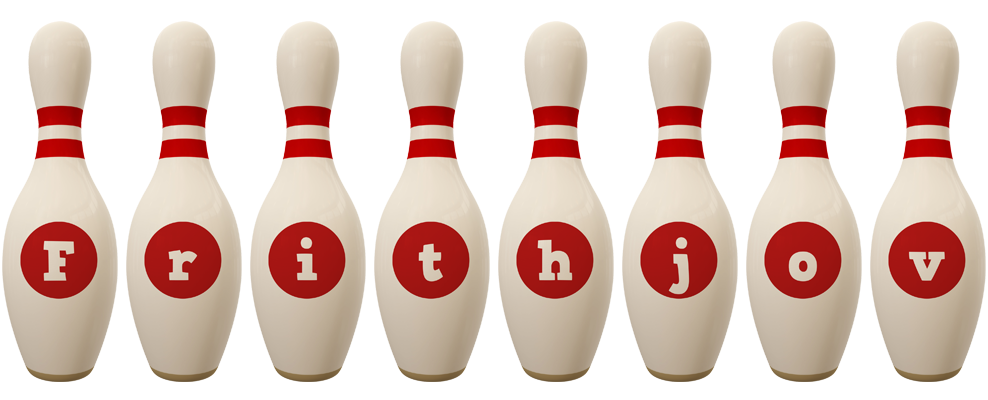 Frithjov bowling-pin logo