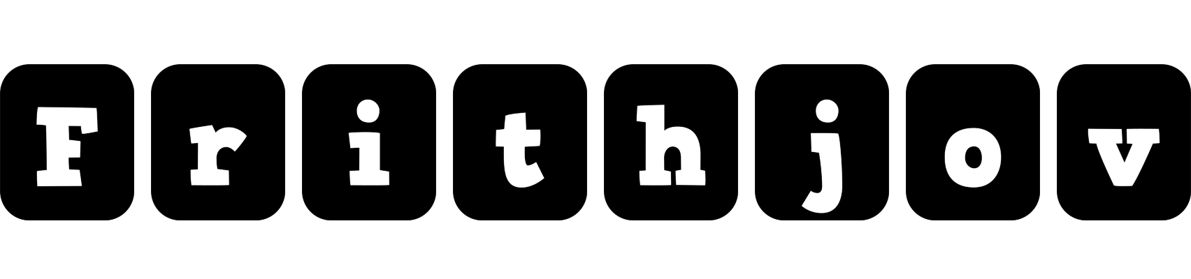 Frithjov box logo