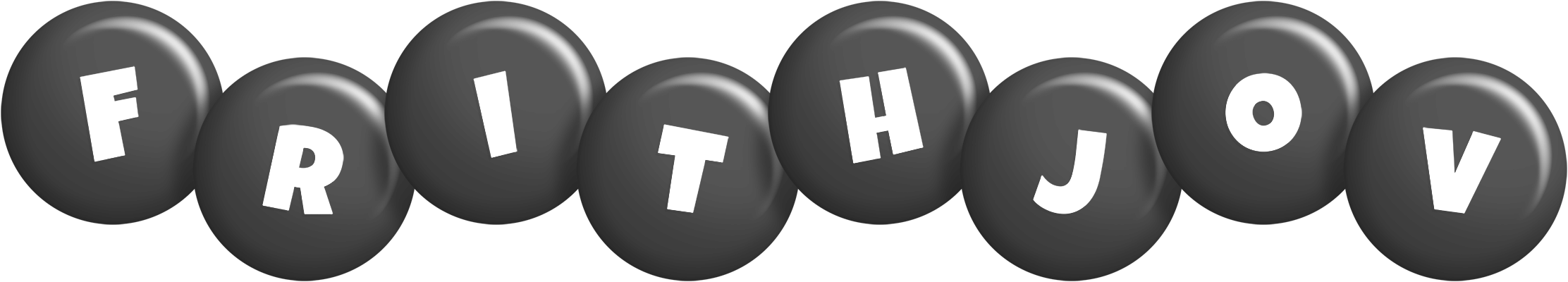 Frithjov candy-black logo