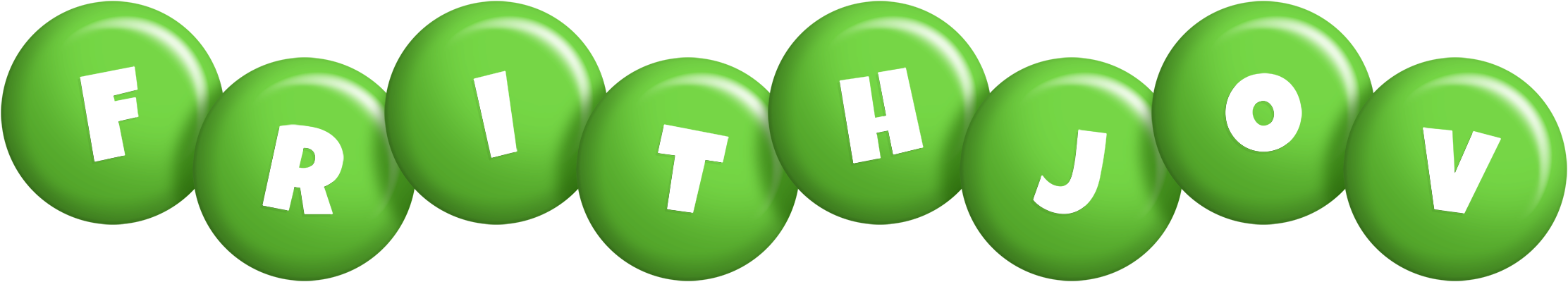 Frithjov candy-green logo