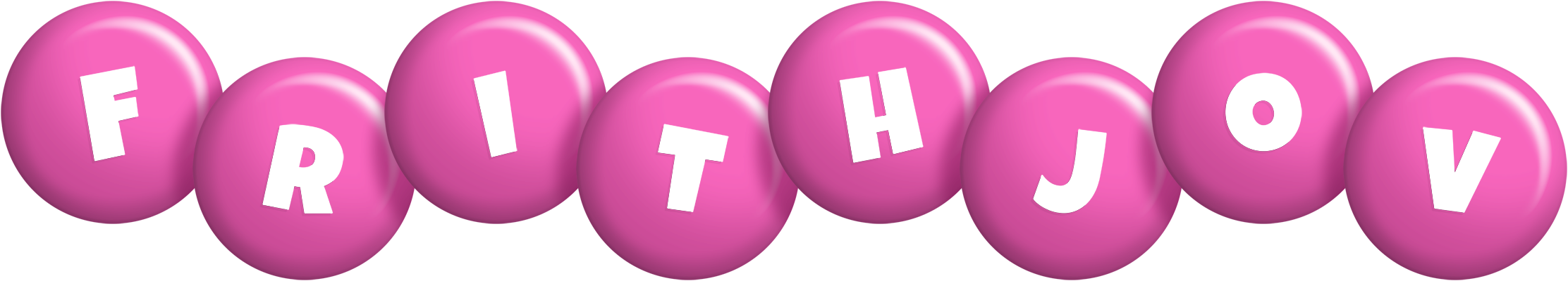 Frithjov candy-pink logo