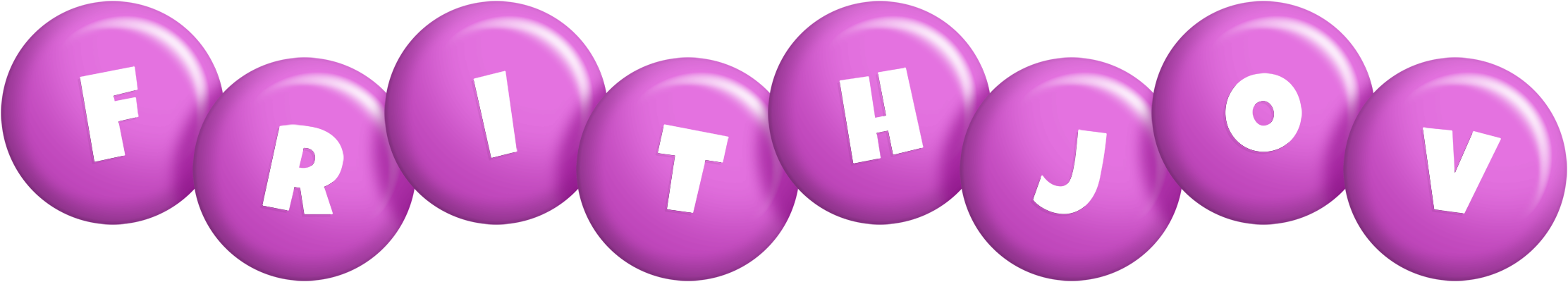 Frithjov candy-purple logo