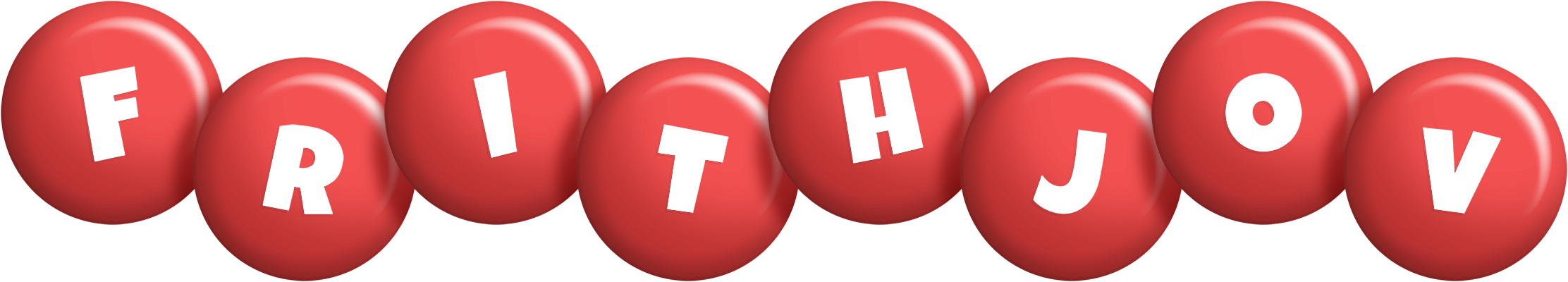 Frithjov candy-red logo
