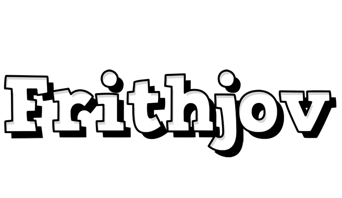 Frithjov snowing logo
