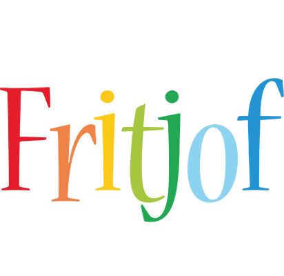 Fritjof birthday logo