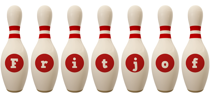 Fritjof bowling-pin logo