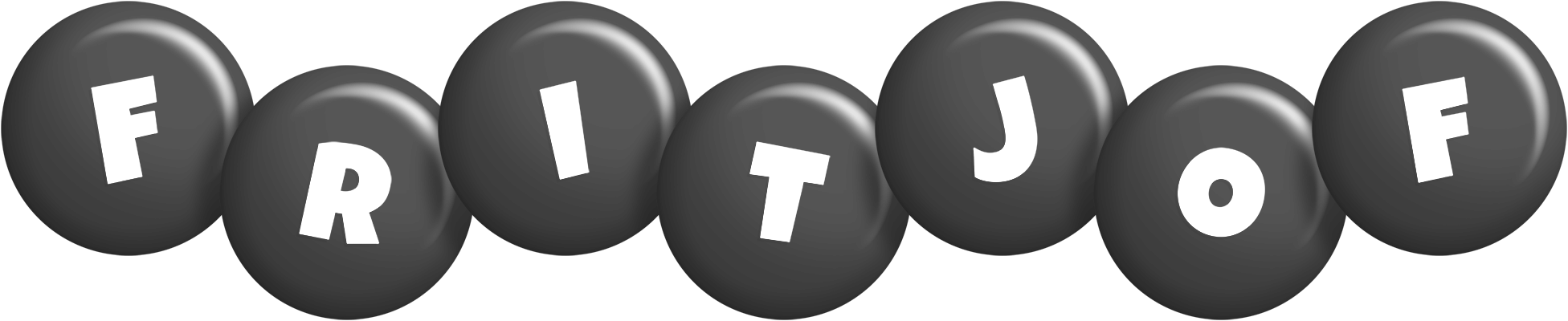 Fritjof candy-black logo
