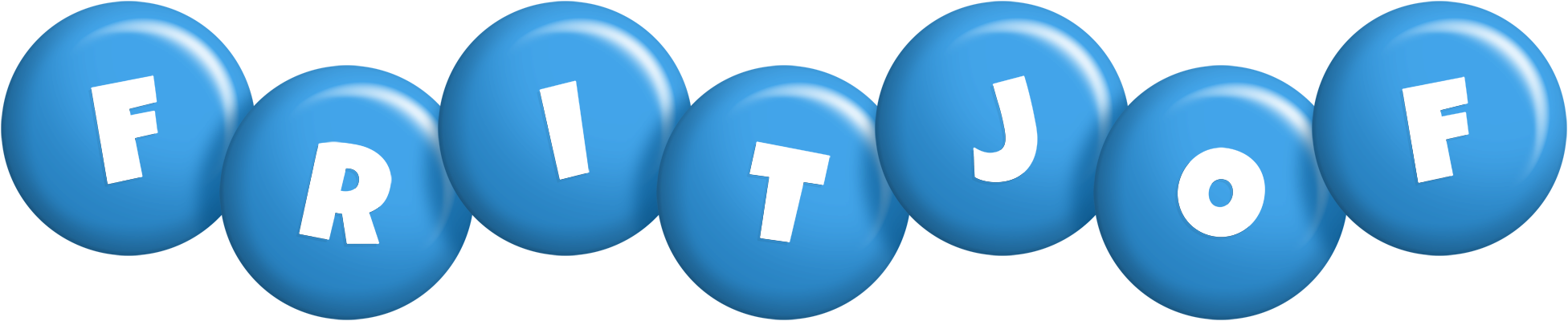 Fritjof candy-blue logo