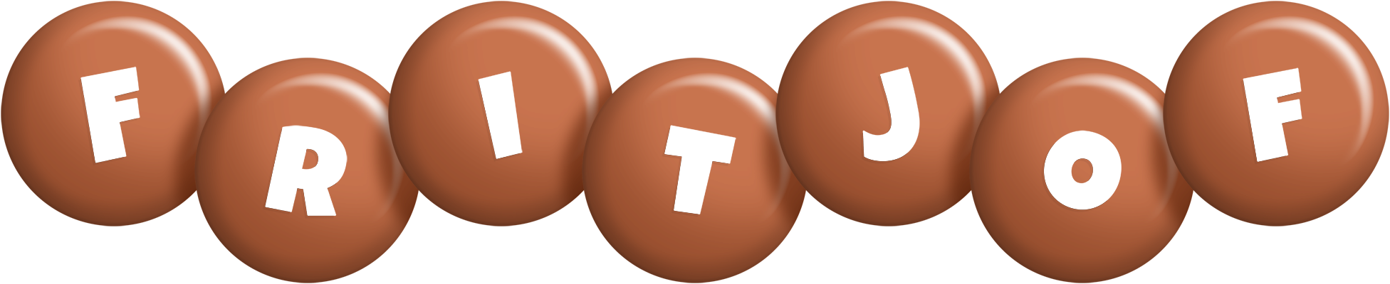 Fritjof candy-brown logo