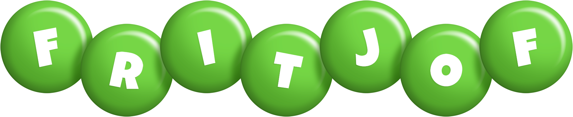 Fritjof candy-green logo