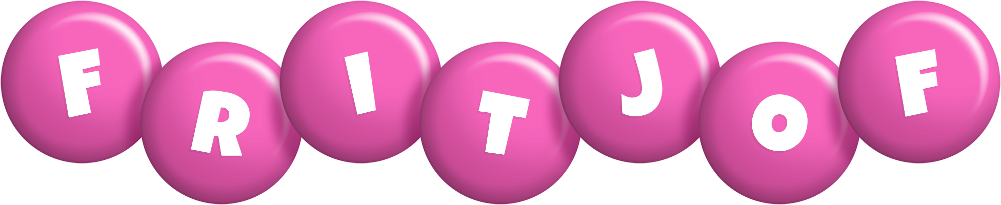 Fritjof candy-pink logo