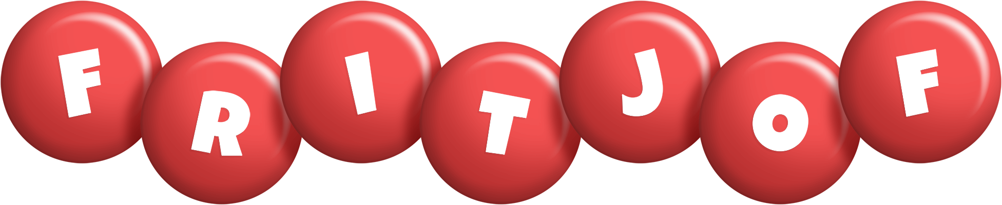 Fritjof candy-red logo