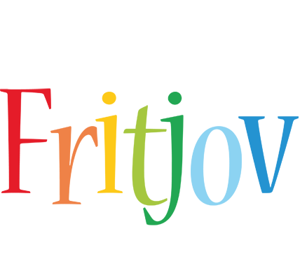 Fritjov birthday logo