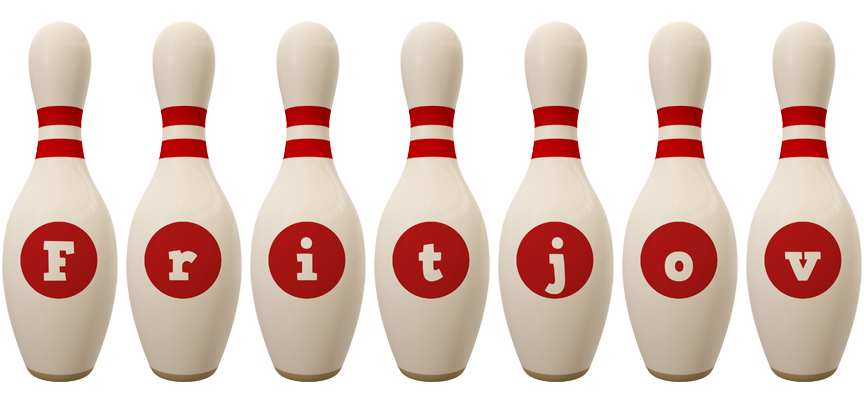 Fritjov bowling-pin logo