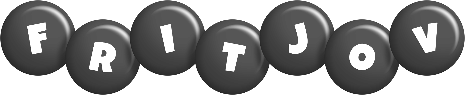 Fritjov candy-black logo