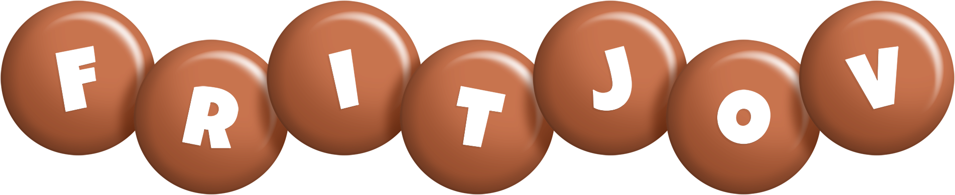 Fritjov candy-brown logo