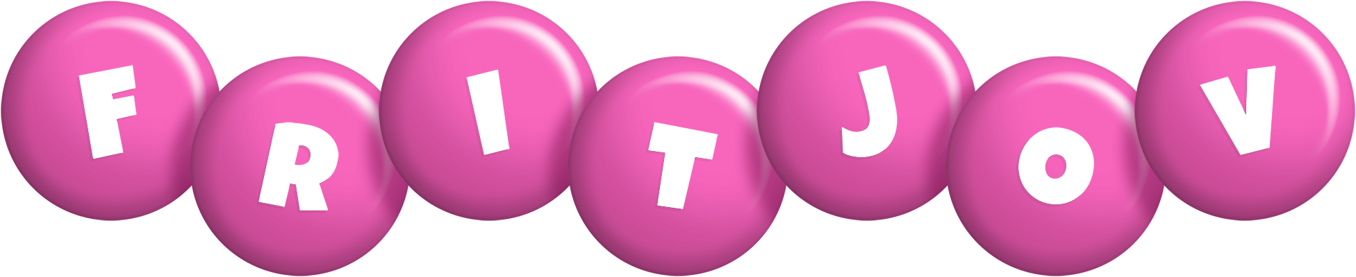 Fritjov candy-pink logo