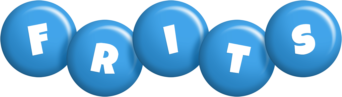 Frits candy-blue logo