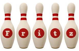 Fritz bowling-pin logo