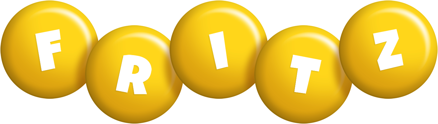 Fritz candy-yellow logo