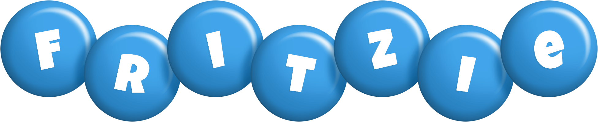 Fritzie candy-blue logo