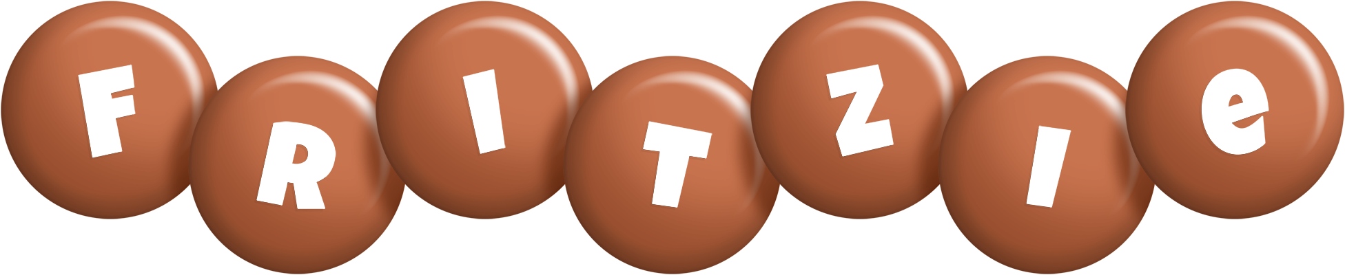 Fritzie candy-brown logo