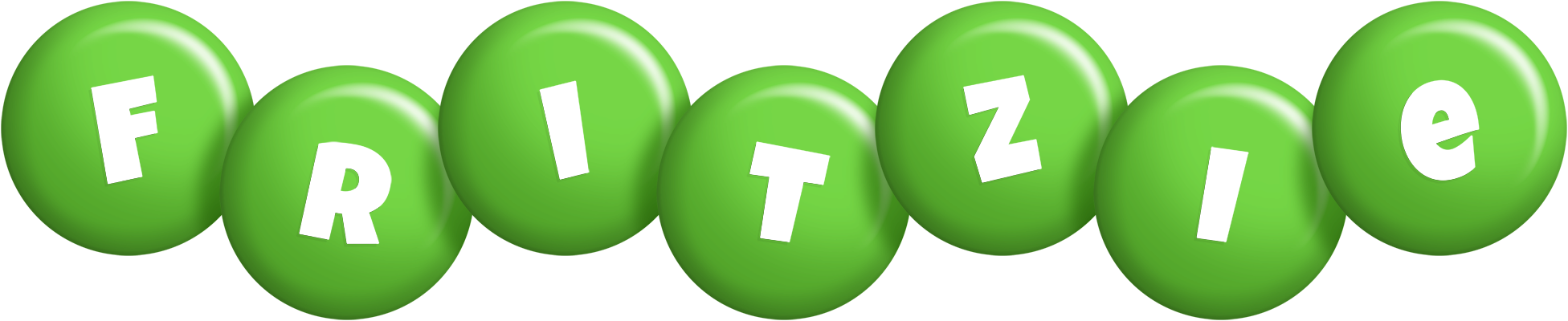 Fritzie candy-green logo