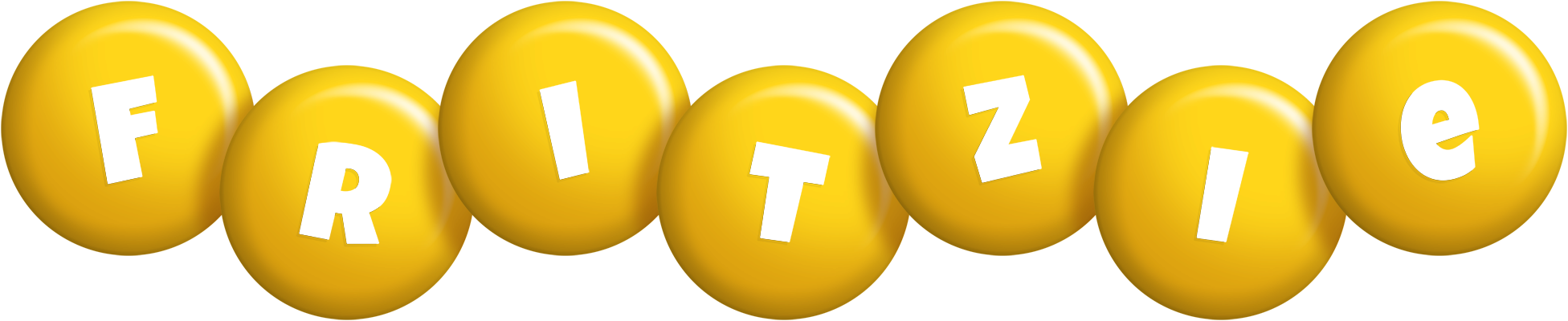 Fritzie candy-yellow logo