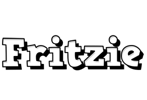 Fritzie snowing logo