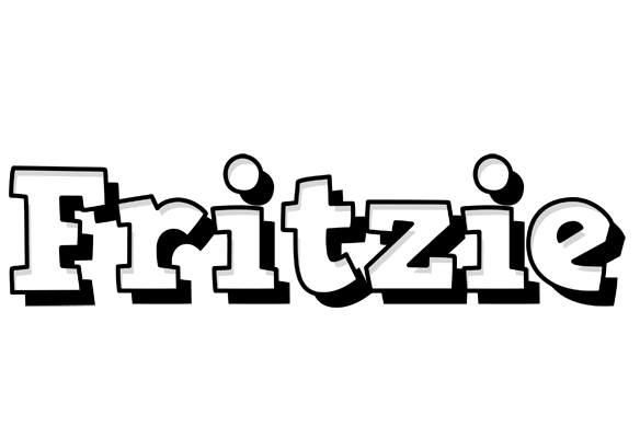 Fritzie snowing logo