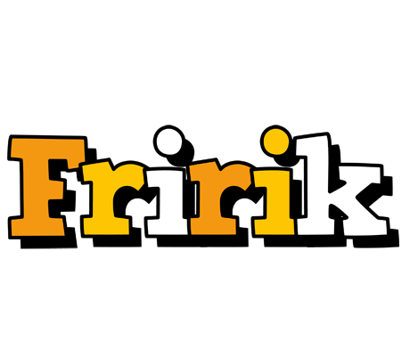 Friðrik cartoon logo
