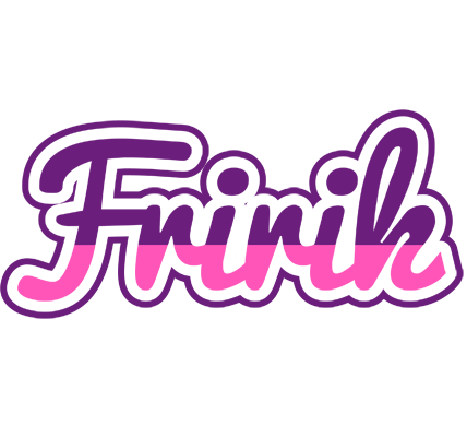 Friðrik cheerful logo