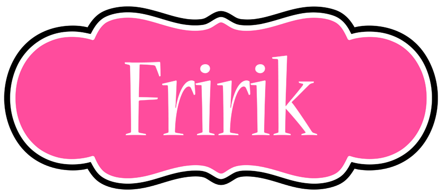 Friðrik invitation logo