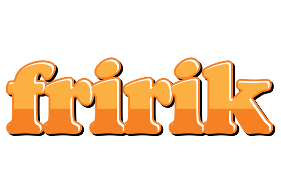 Friðrik orange logo