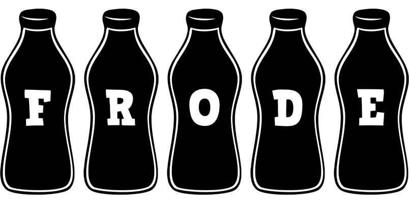 Frode bottle logo