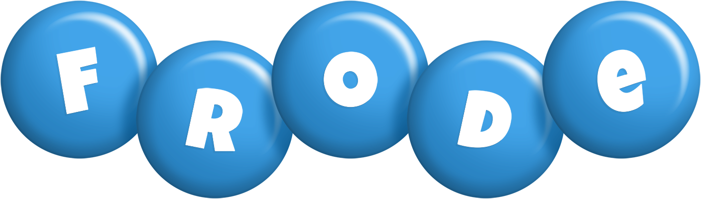 Frode candy-blue logo