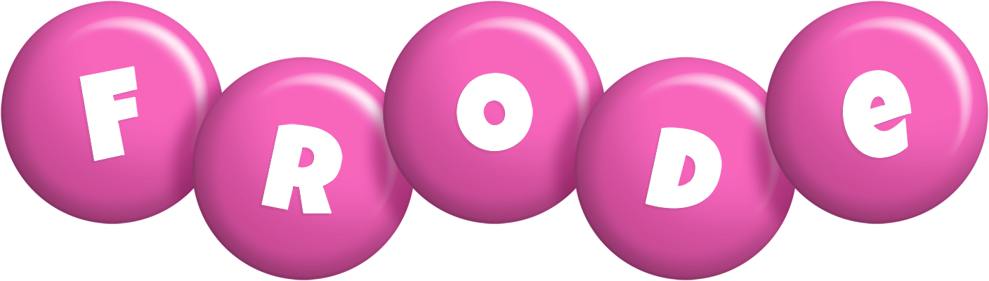Frode candy-pink logo
