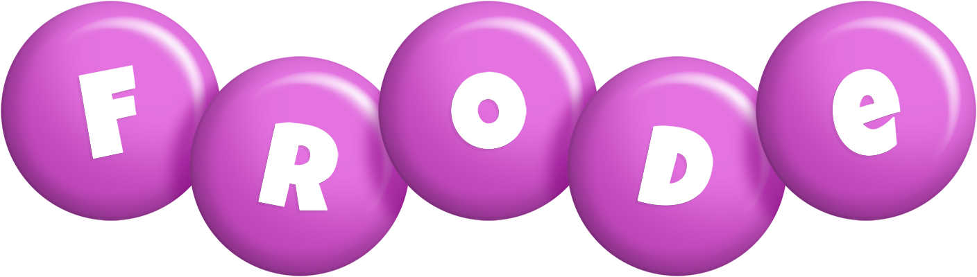 Frode candy-purple logo